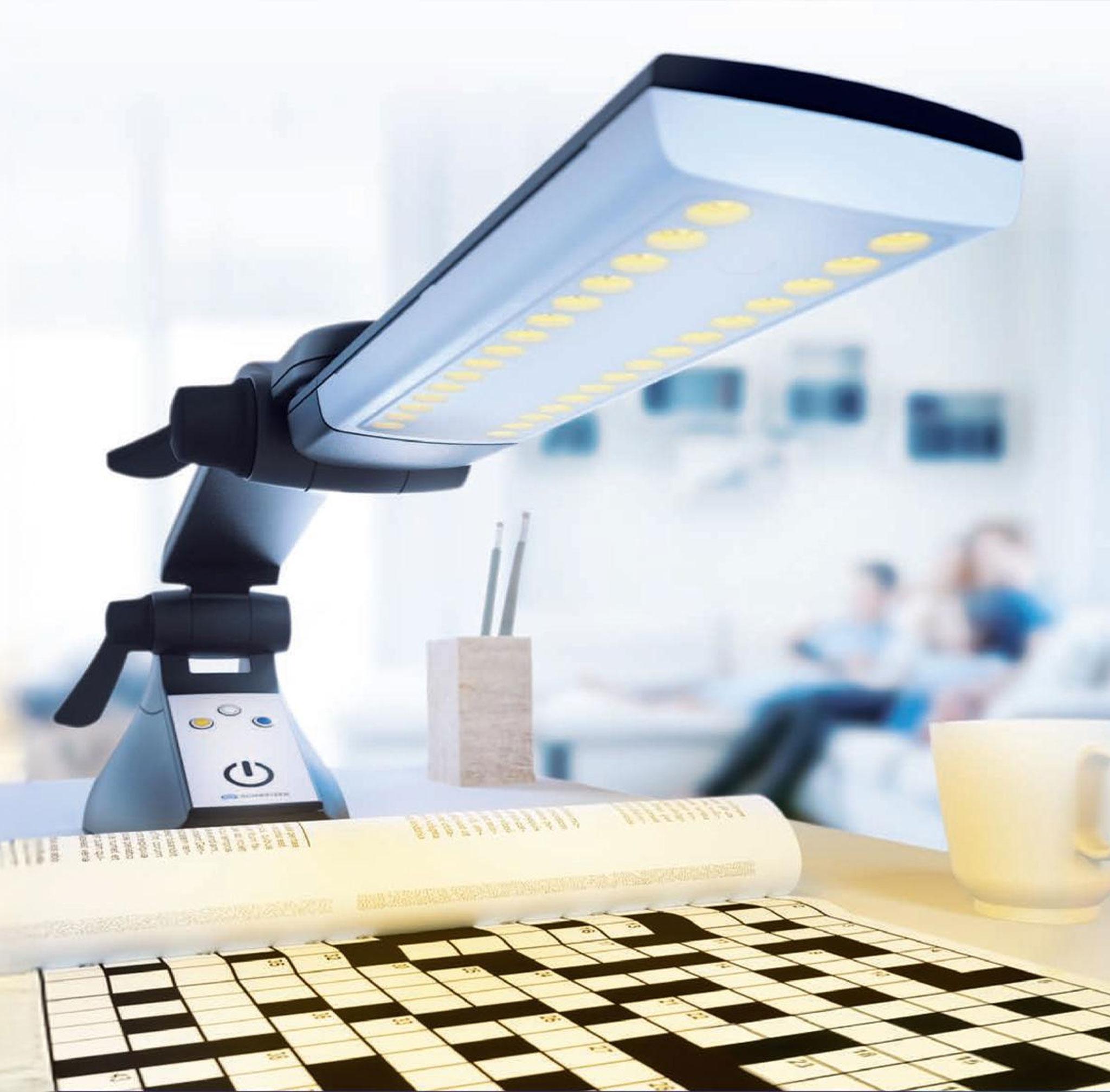 Proper desk lighting for low vision