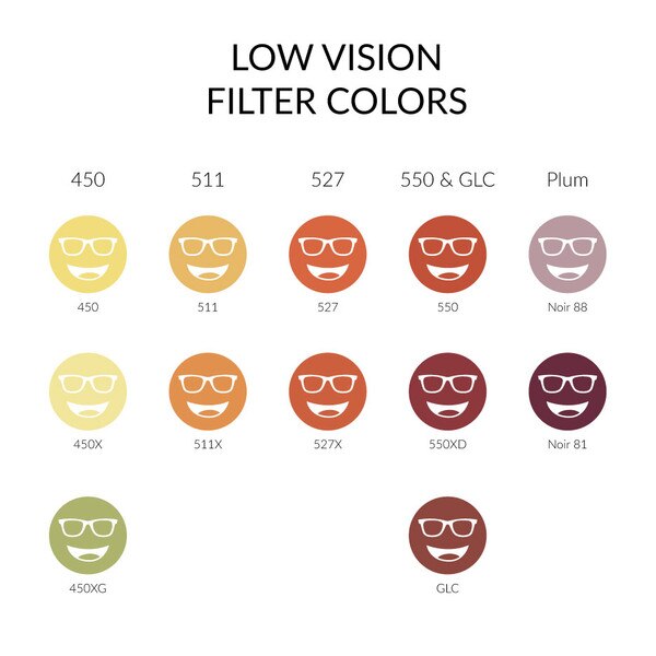 Low Vision Tinted Clip-Ons
