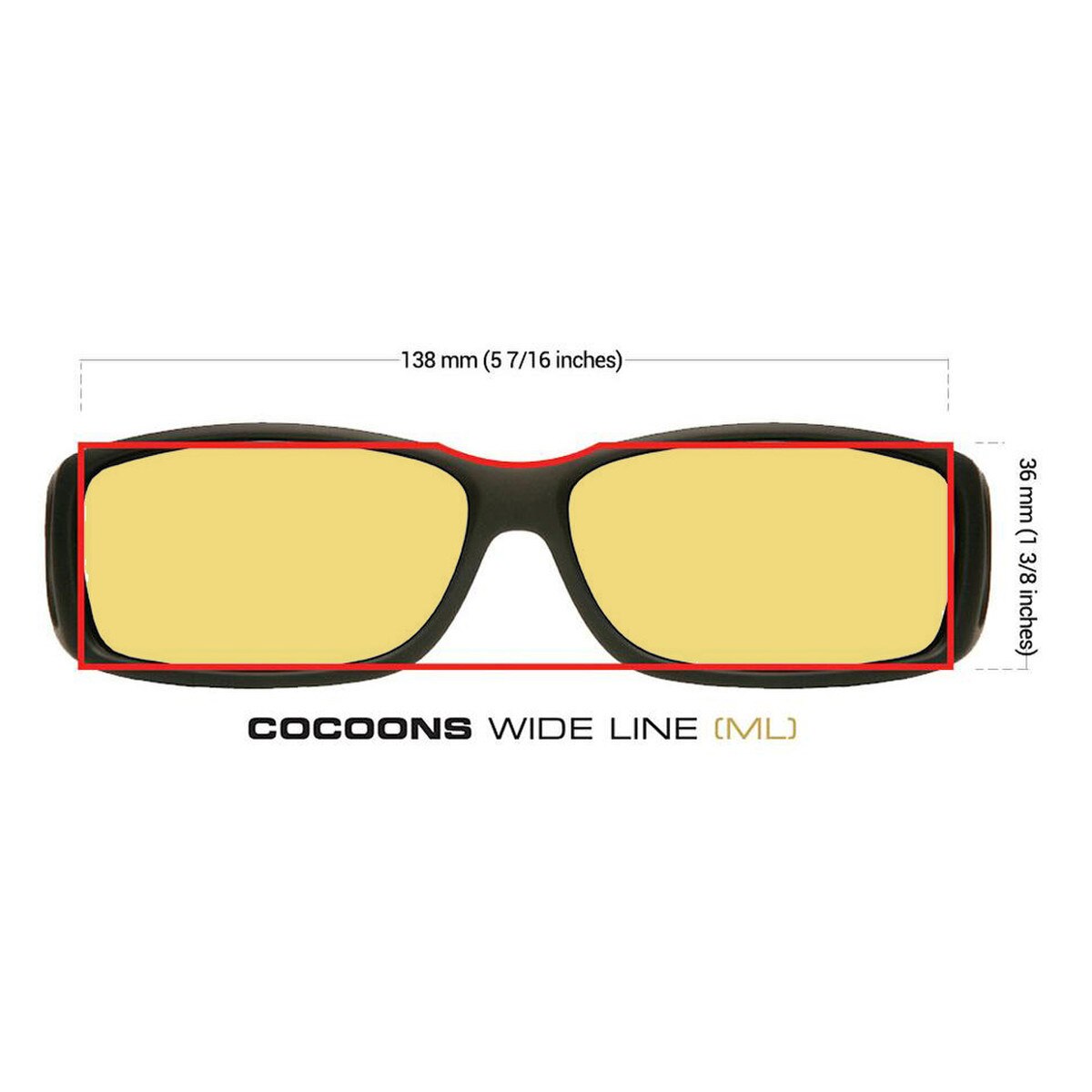 Low Vision Tinted Fitover - Cocoons