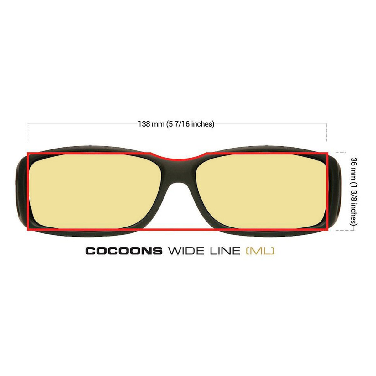 Low Vision Tinted Fitover - Cocoons