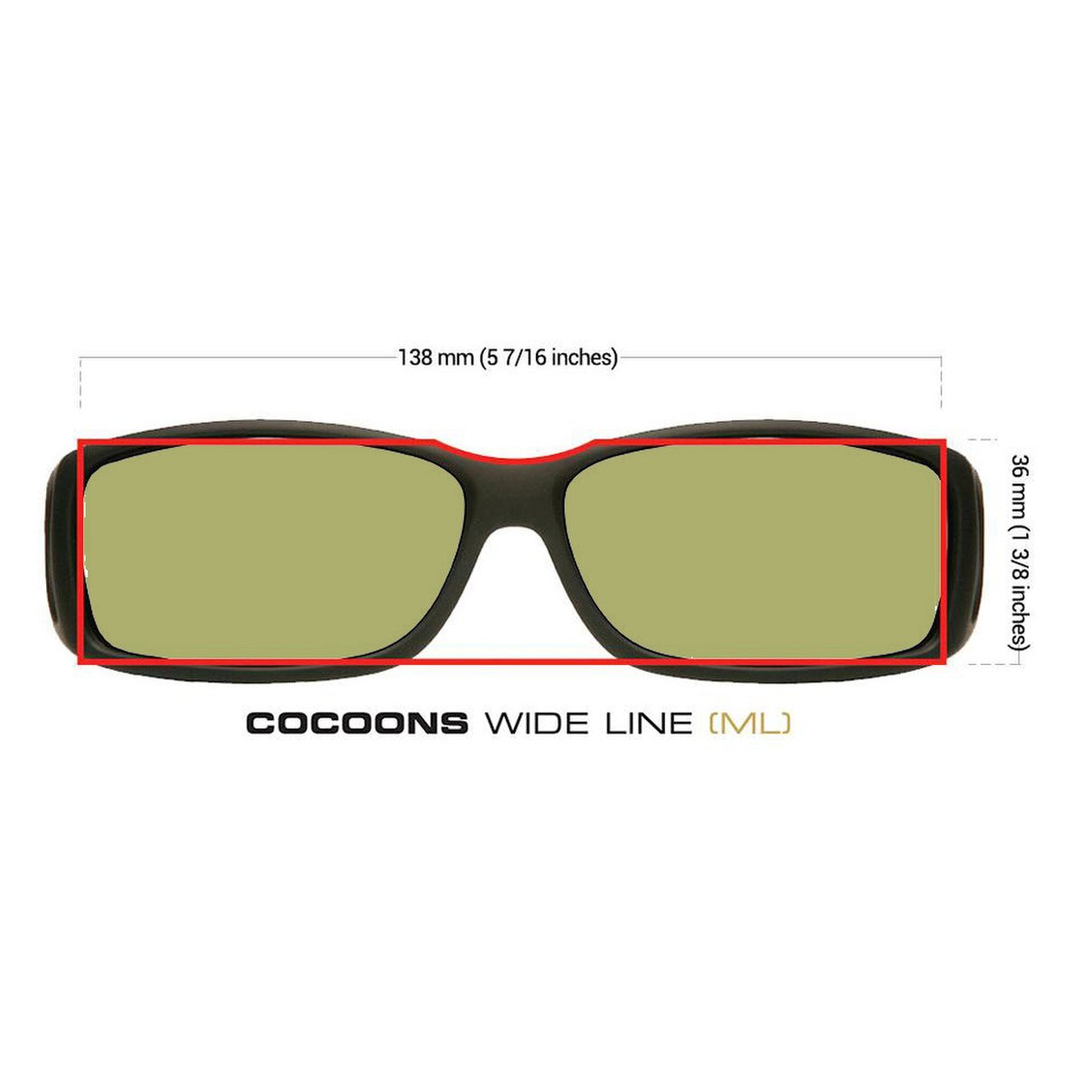 Low Vision Tinted Fitover - Cocoons