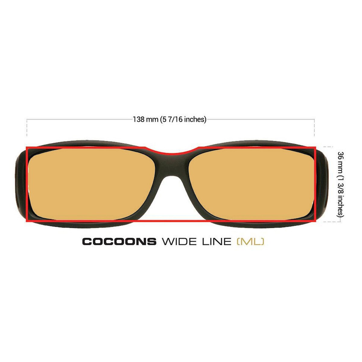 Low Vision Tinted Fitover - Cocoons