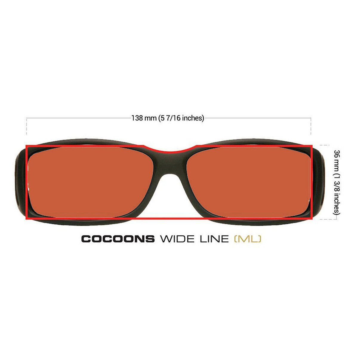 Low Vision Tinted Fitover - Cocoons