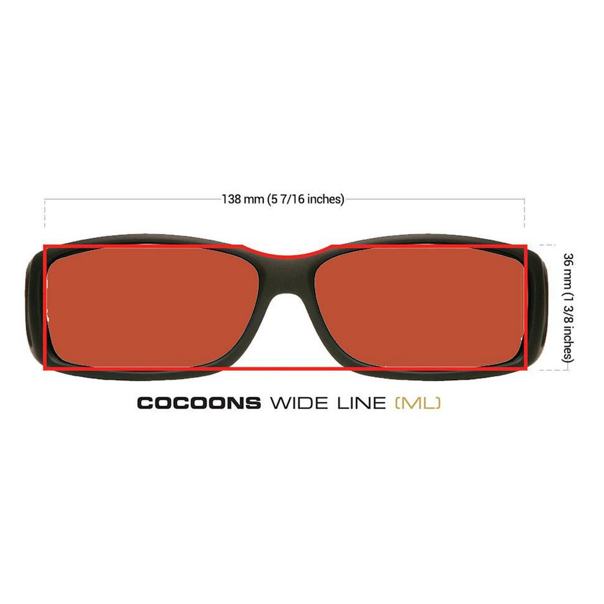 Low Vision Tinted Fitover - Cocoons