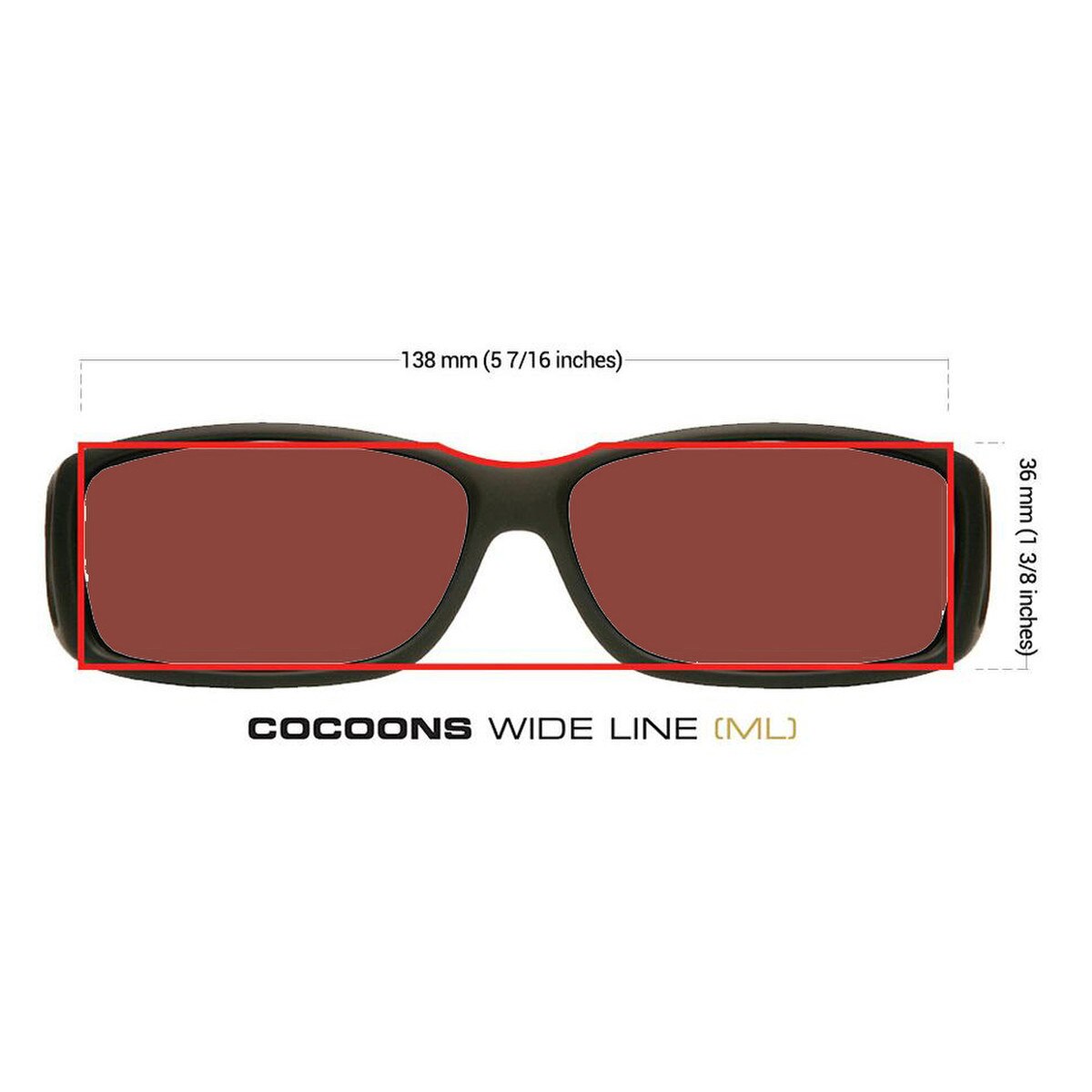 Low Vision Tinted Fitover - Cocoons