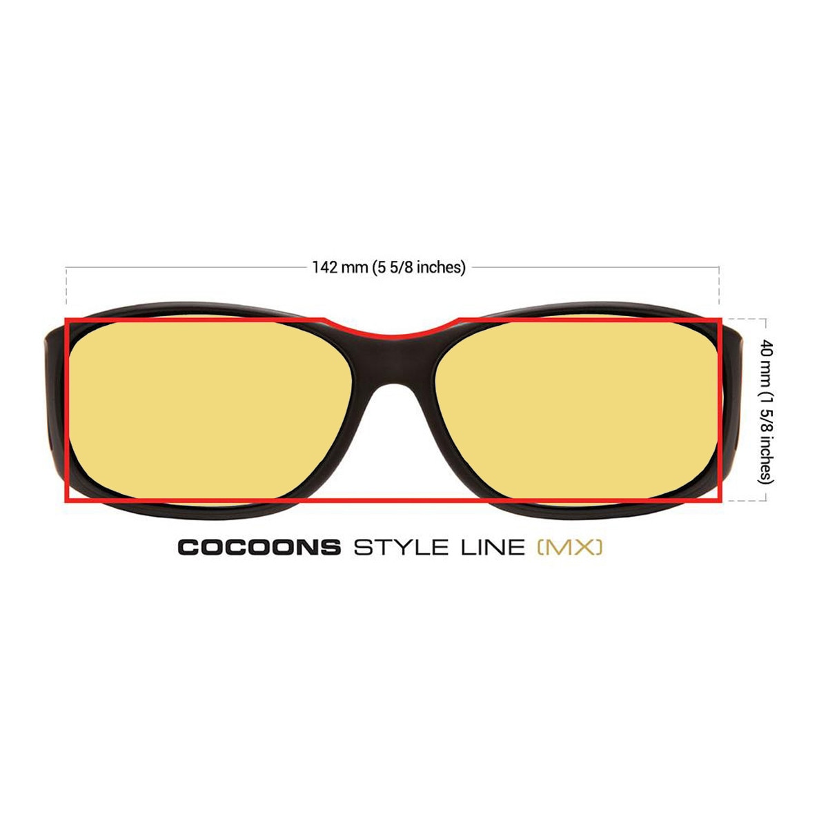 Low Vision Tinted Fitover - Cocoons