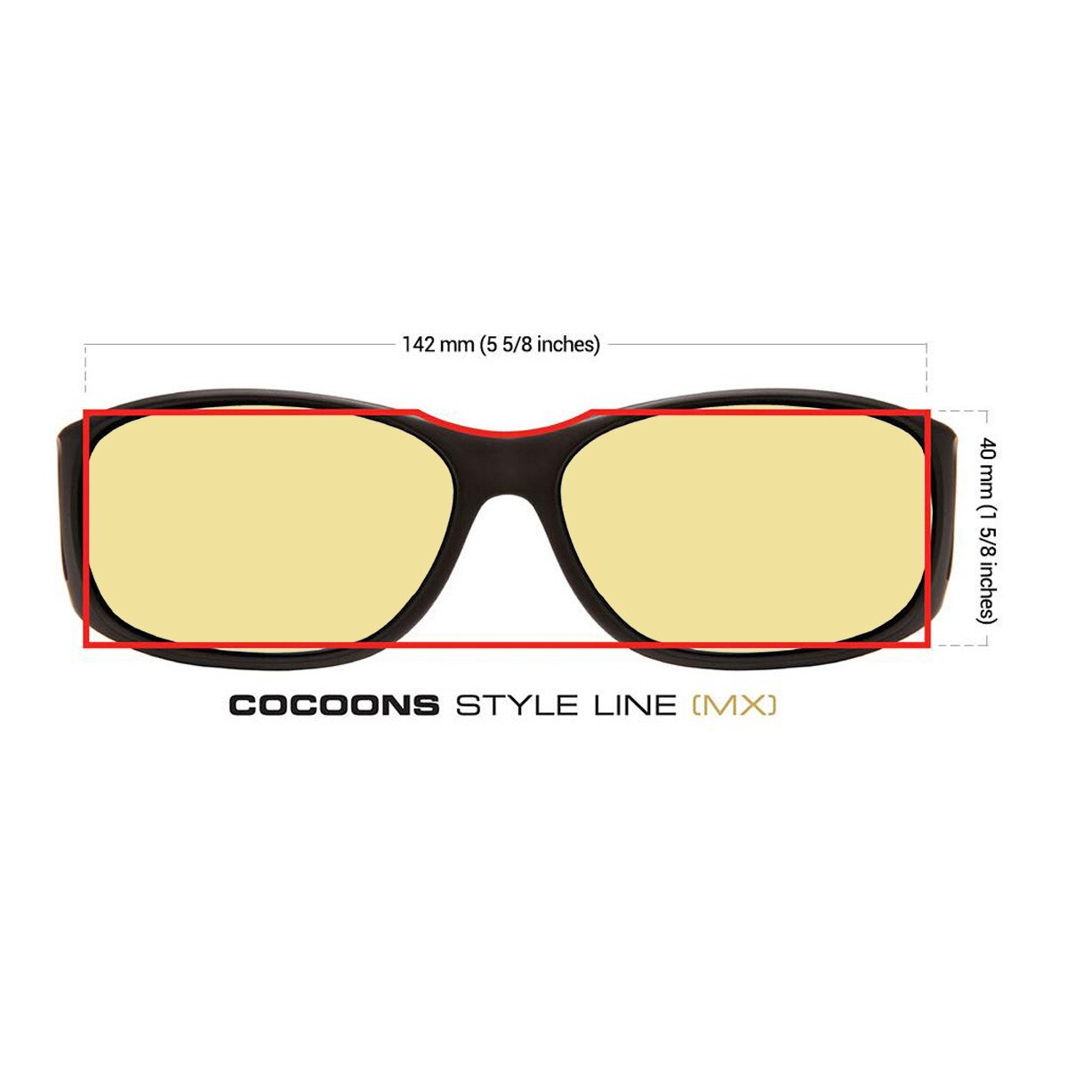 Low Vision Tinted Fitover - Cocoons