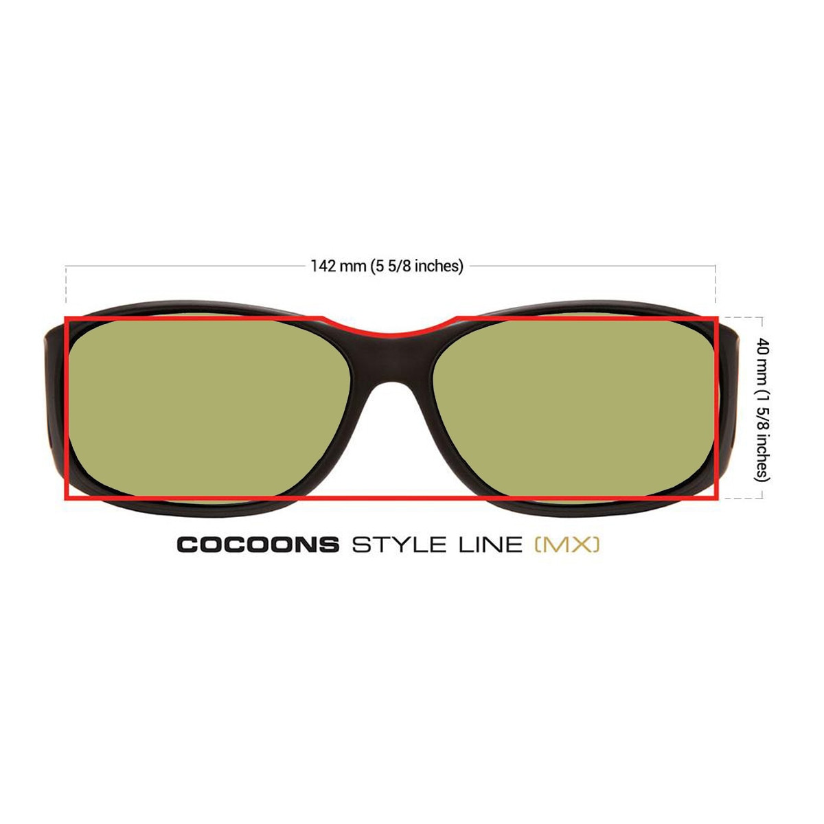 Low Vision Tinted Fitover - Cocoons