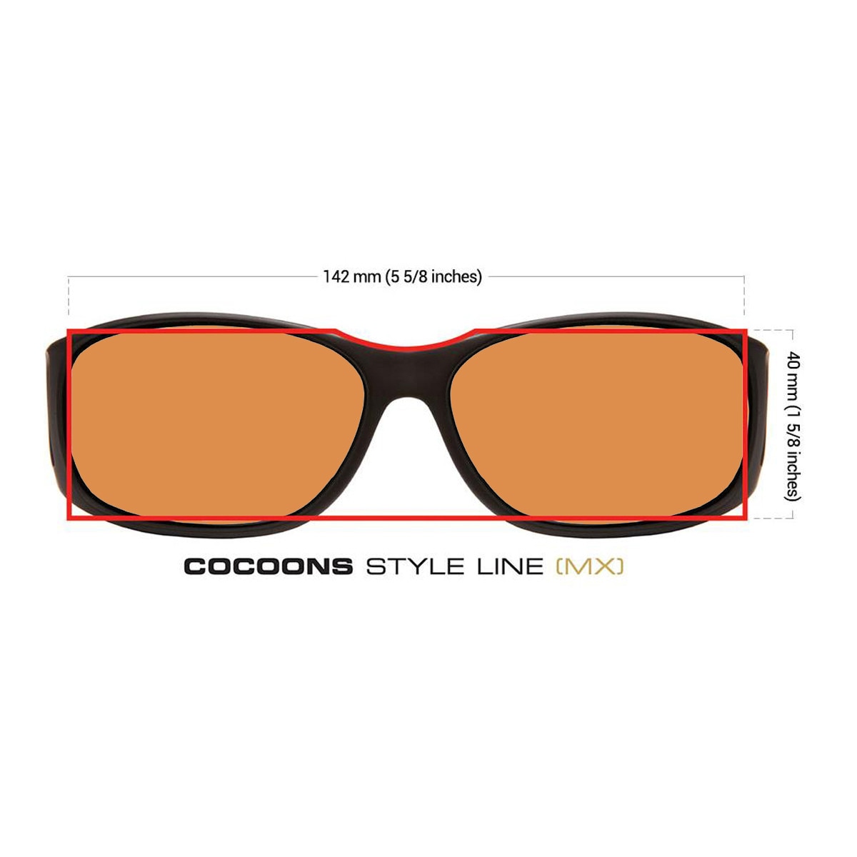 Low Vision Tinted Fitover - Cocoons