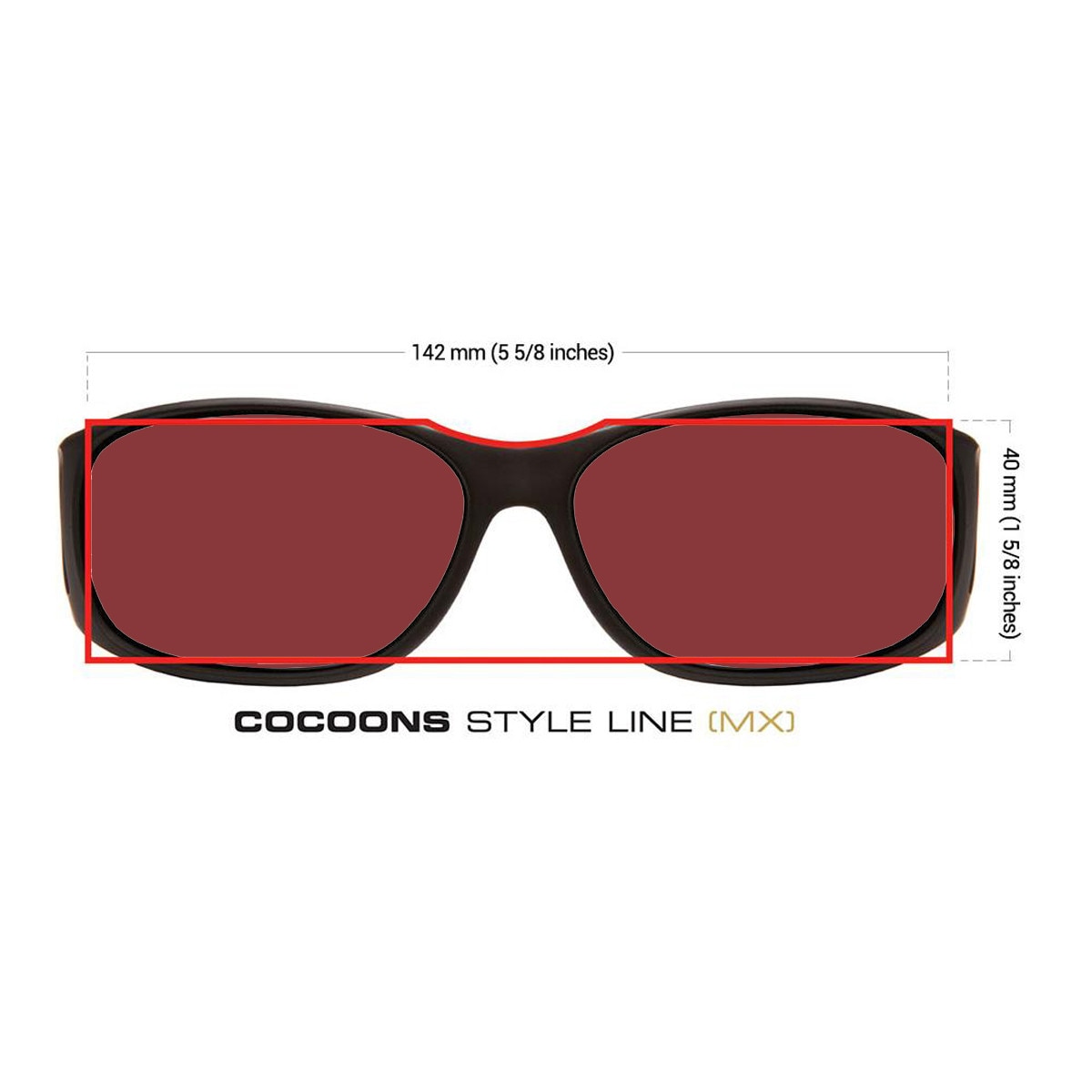 Low Vision Tinted Fitover - Cocoons