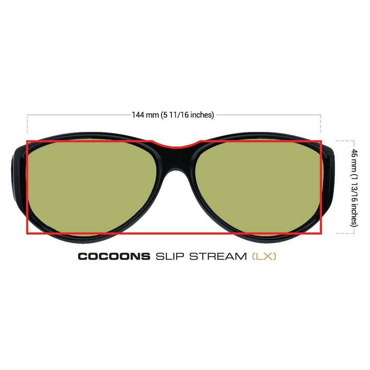 Low Vision Tinted Fitover - Cocoons