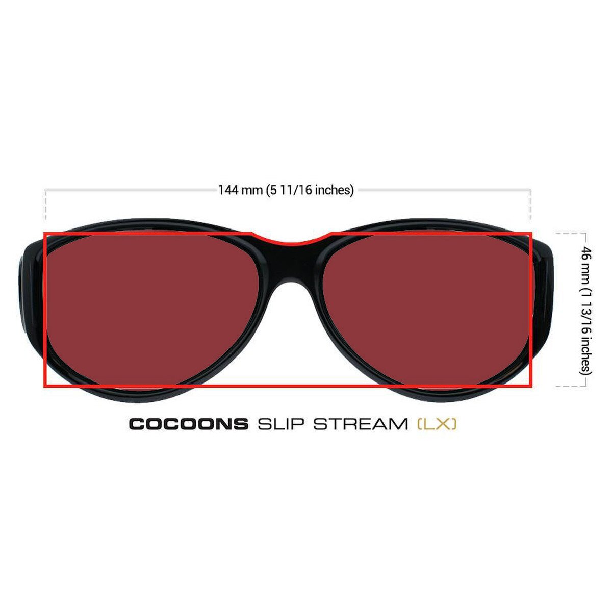 Low Vision Tinted Fitover - Cocoons