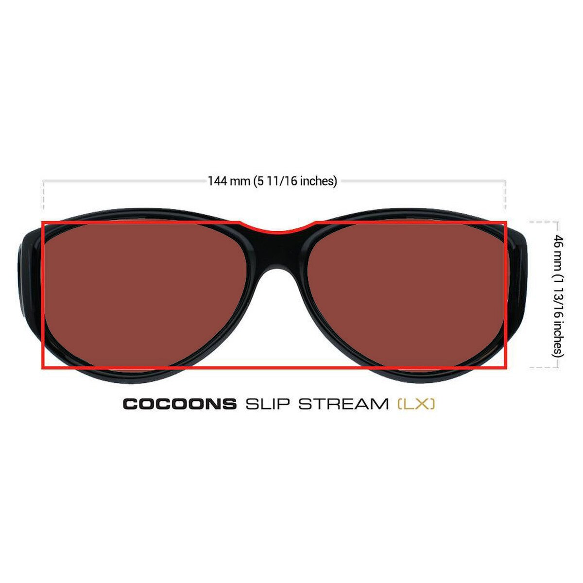 Low Vision Tinted Fitover - Cocoons