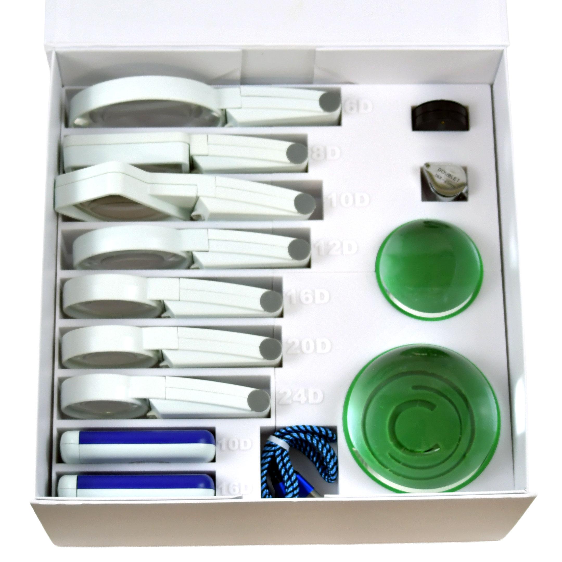 Low Vision Magnifier Kit by Chadwick Optical